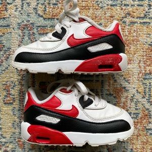 Nike Airmax White/Red/Black, Toddler Size 8